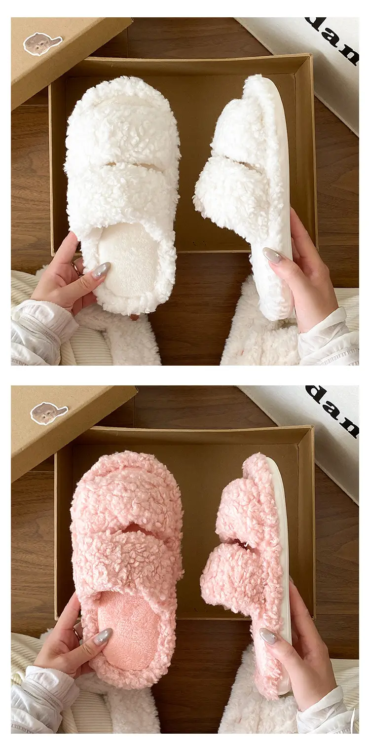 Women's Furry Slippers Retro Cartoon 2025 Winter — feature 17