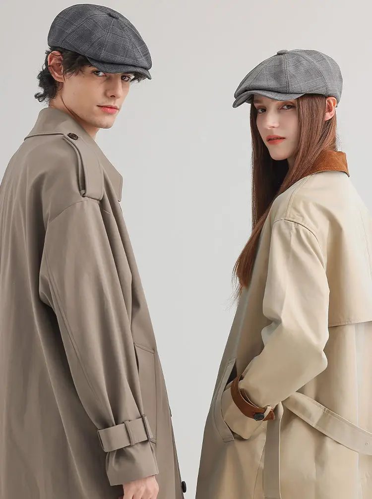 Men's Black Duckbill Cap All Season Plain — feature 14