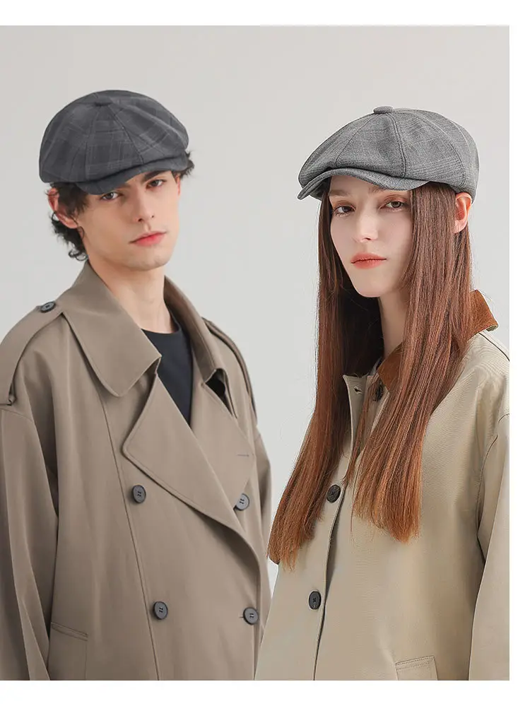 Men's Black Duckbill Cap All Season Plain — feature 15