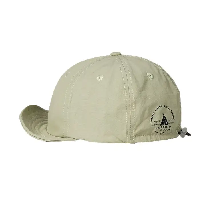 Men Japanese Style Duck Cap Brown Short Bristle - Image 10