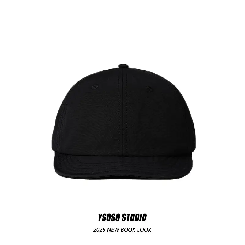 Men Japanese Style Duck Cap Brown Short Bristle — feature 3