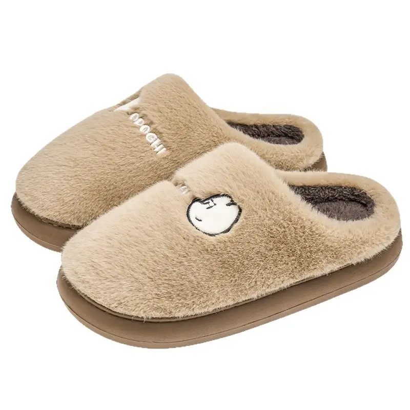 Women Winter Plush Cotton Slippers Warm Indoor - Image 9