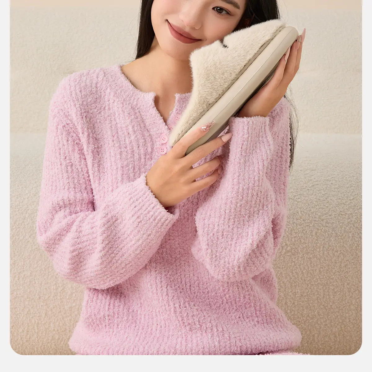 Women Winter Plush Cotton Slippers Warm Indoor — feature 22