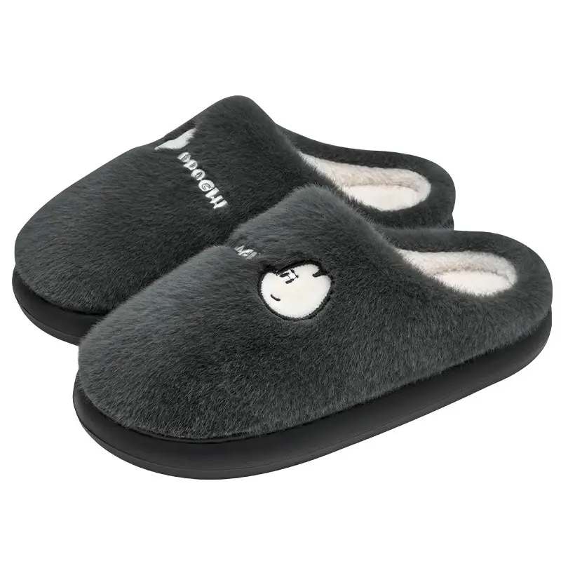 Women Winter Plush Cotton Slippers Warm Indoor - Image 2