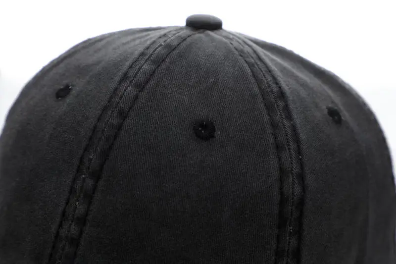 Pure Cotton Washable Baseball Cap with Custom Letter Logo — feature 11