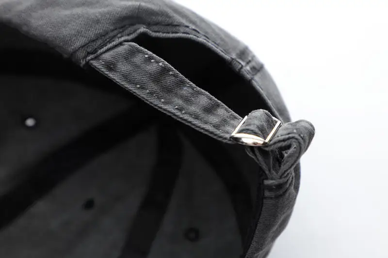 Pure Cotton Washable Baseball Cap with Custom Letter Logo — feature 14