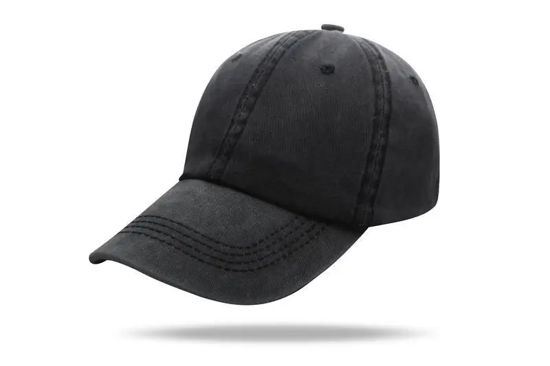 Pure Cotton Washable Baseball Cap with Custom Letter Logo — feature 8