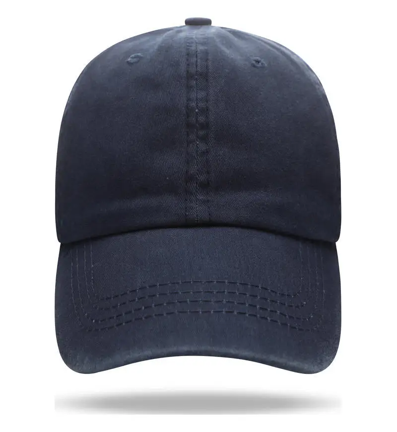 Pure Cotton Washable Baseball Cap with Custom Letter Logo - Image 10