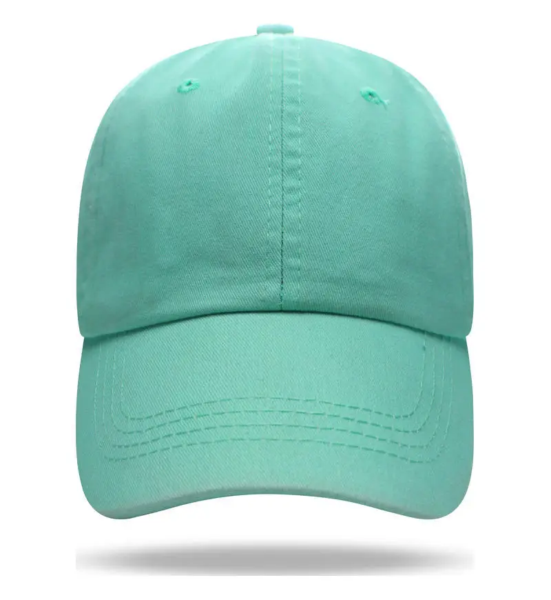 Pure Cotton Washable Baseball Cap with Custom Letter Logo - Image 12