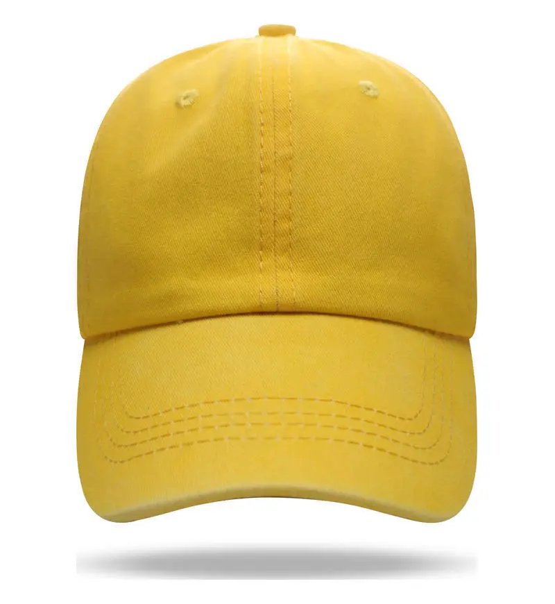 Pure Cotton Washable Baseball Cap with Custom Letter Logo - Image 6
