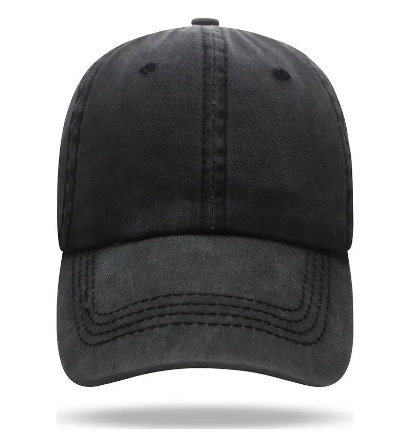 Pure Cotton Washable Baseball Cap with Custom Letter Logo - Image 8
