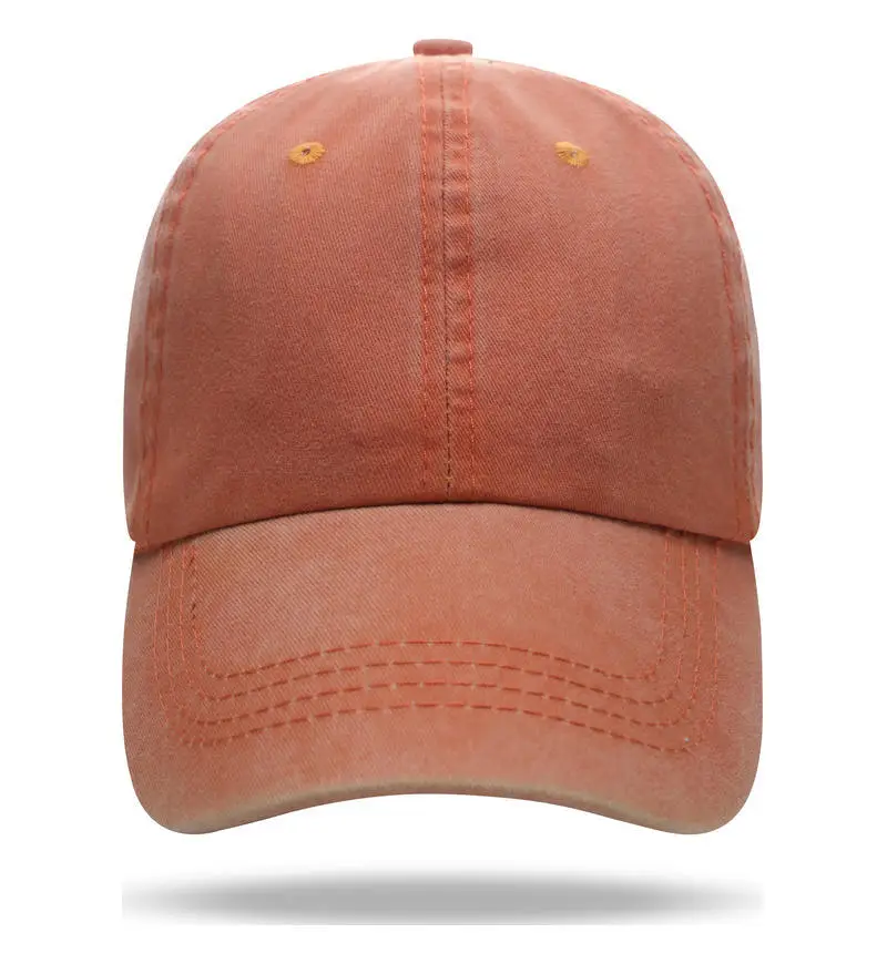 Pure Cotton Washable Baseball Cap with Custom Letter Logo - Image 9