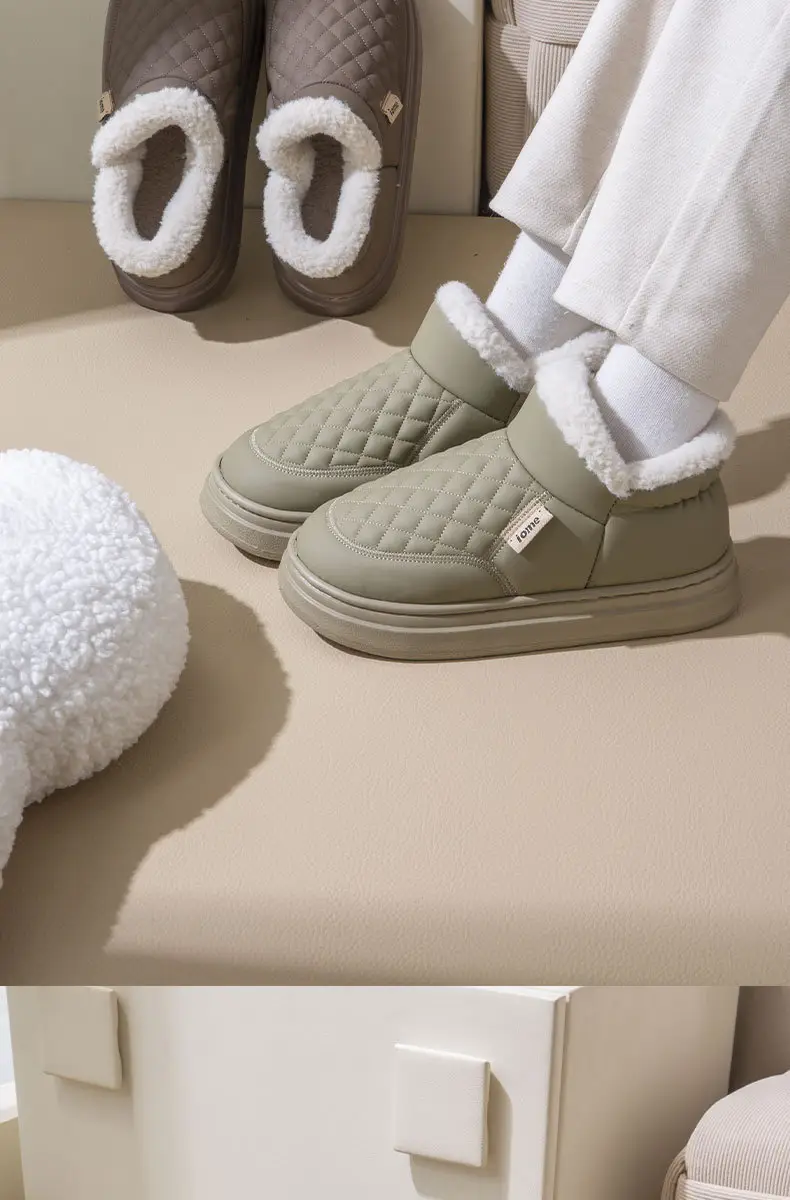 Winter Warm Cotton Slippers for Women with Shit-Stepping Comfort — feature 13