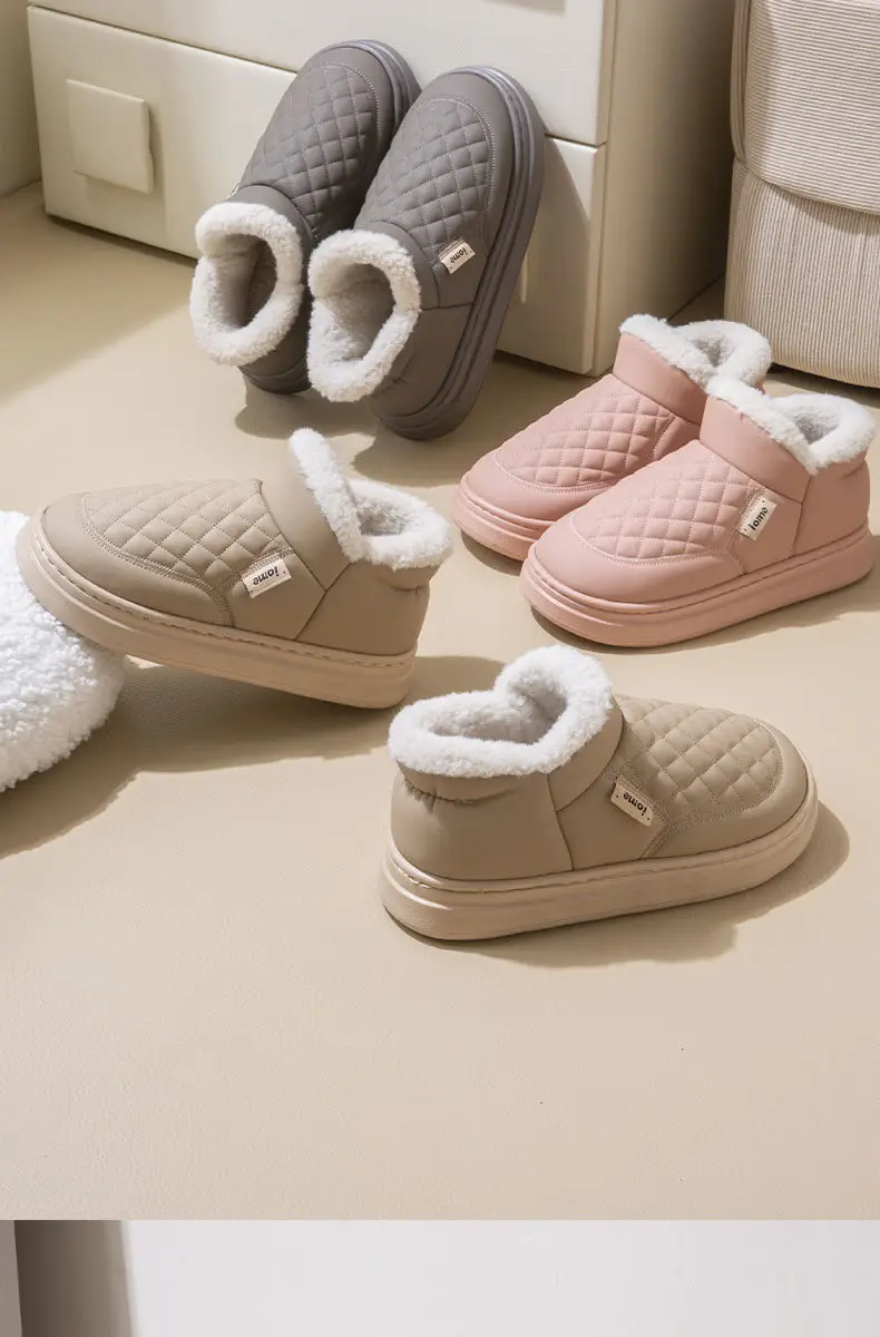 Winter Warm Cotton Slippers for Women with Shit-Stepping Comfort — feature 14