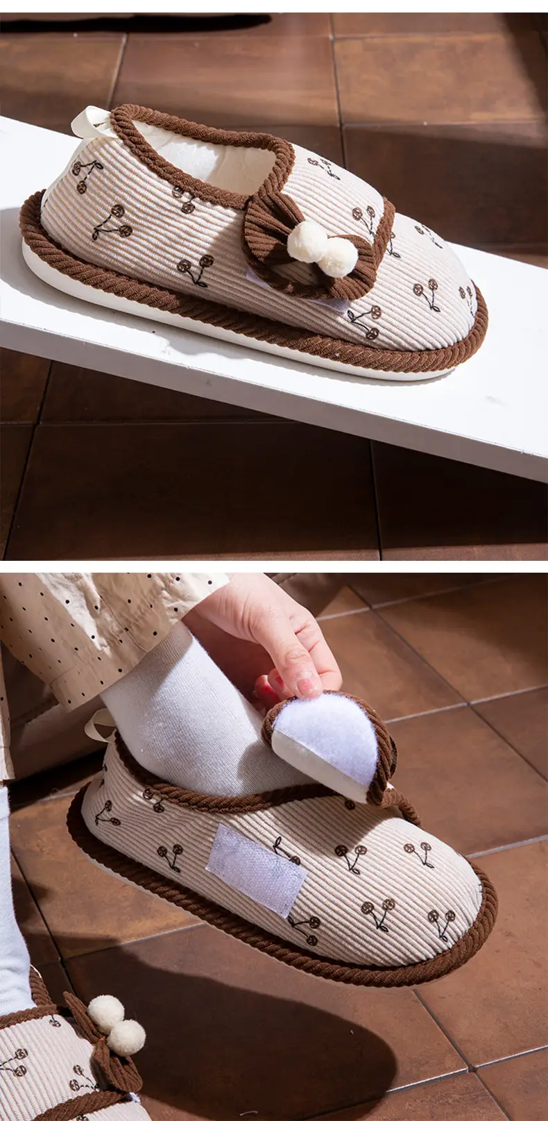 2025 New Soft-Soled Non-Slip Confinement Shoes Spring and Summer Thin Heel-Covering Pregnant Women Postpartum Cotton Slippers for Women Autumn and Winter — feature 10