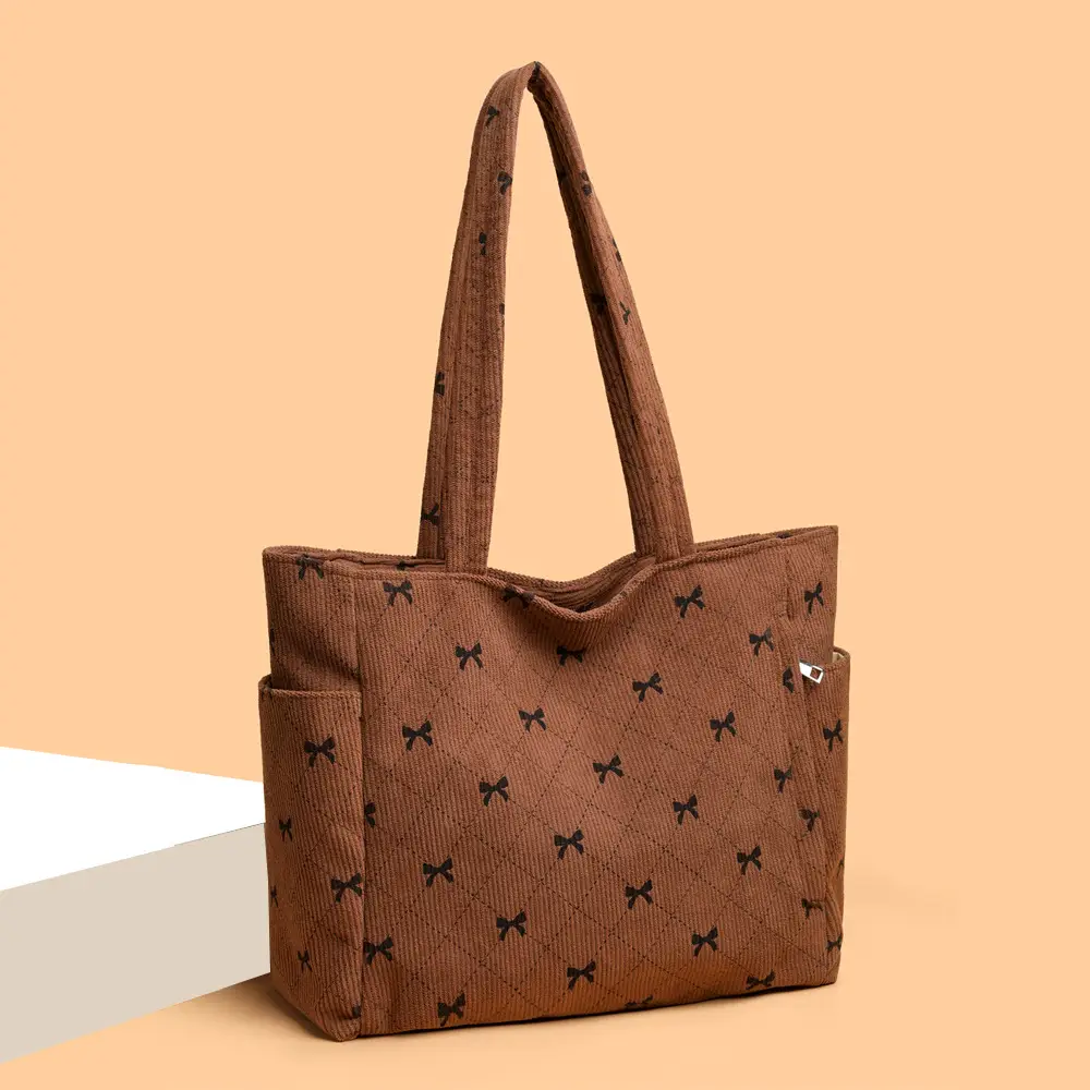 Cross Stitch Pattern Large Tote Bag for Women - Image 5
