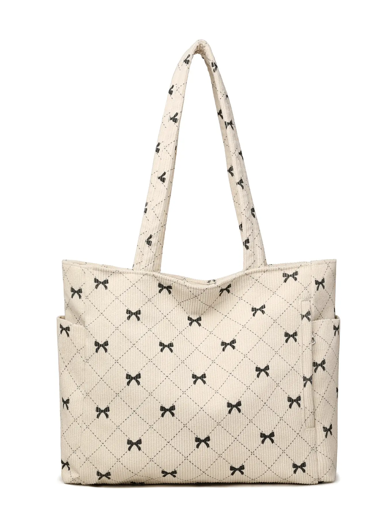 Cross Stitch Pattern Large Tote Bag for Women — feature 17