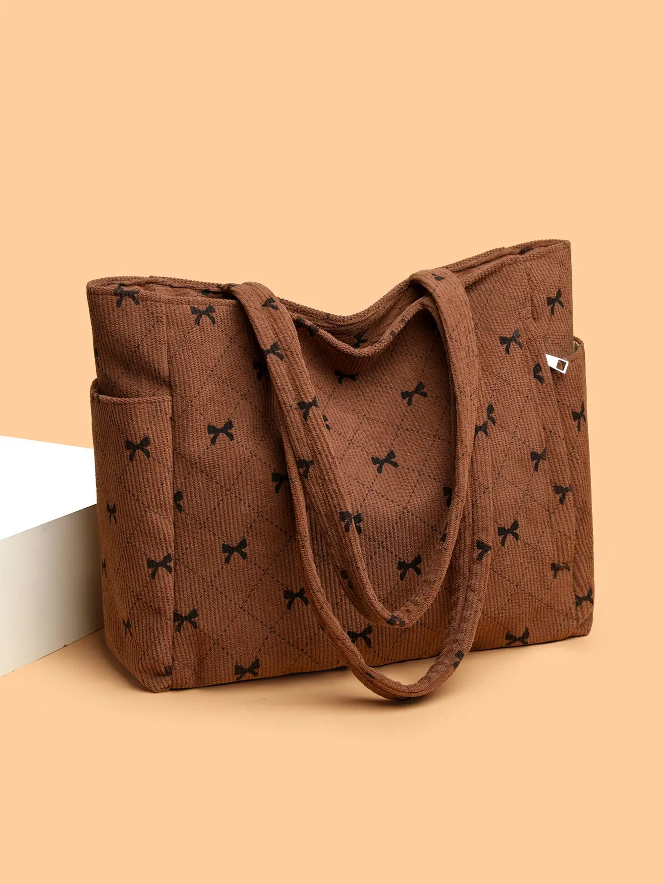 Cross Stitch Pattern Large Tote Bag for Women — feature 23