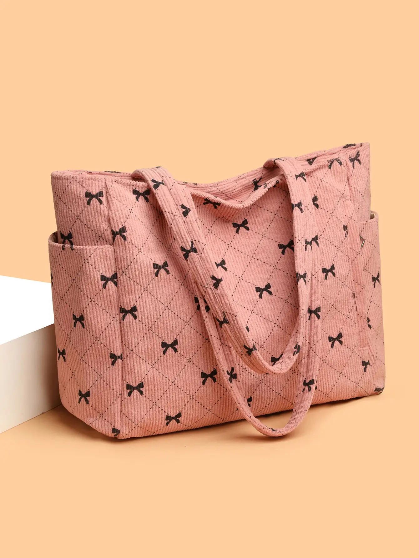 Cross Stitch Pattern Large Tote Bag for Women — feature 25