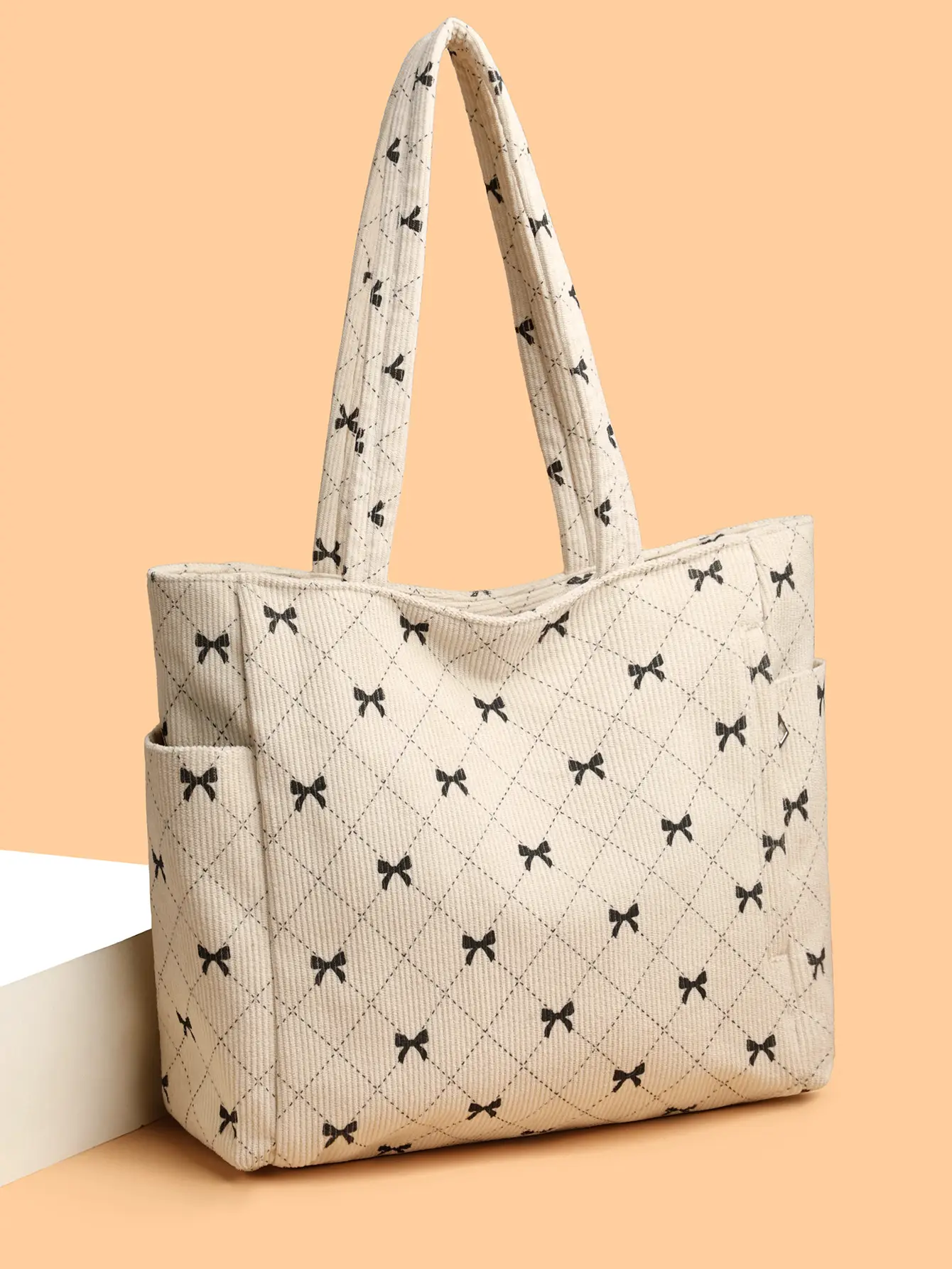 Cross Stitch Pattern Large Tote Bag for Women — feature 26