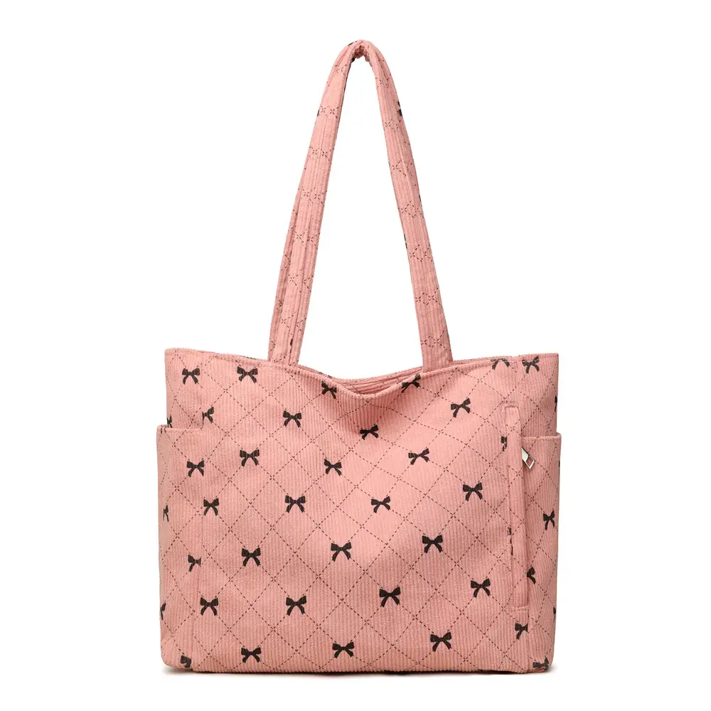 Cross Stitch Pattern Large Tote Bag for Women - Image 2