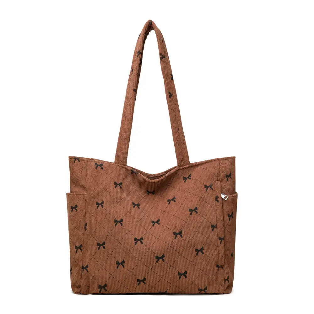 Cross Stitch Pattern Large Tote Bag for Women - Image 3