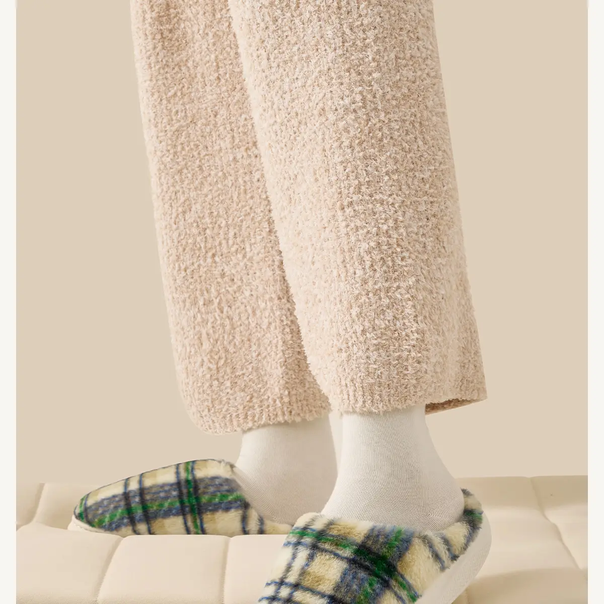 Women Plush Cotton Winter Slippers Warm Plush — feature 12