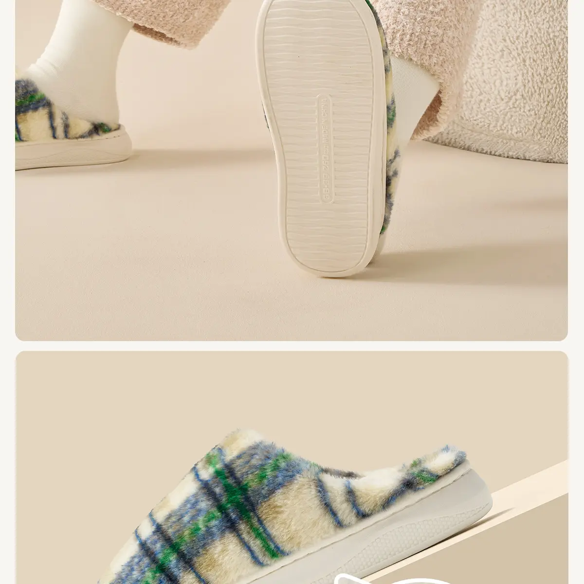 Women Plush Cotton Winter Slippers Warm Plush — feature 15
