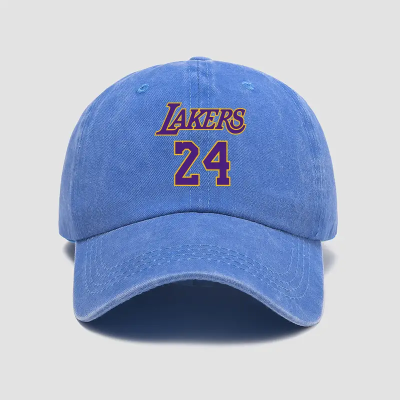 Lakers 24 Unisex Baseball Cap Grey - Image 7