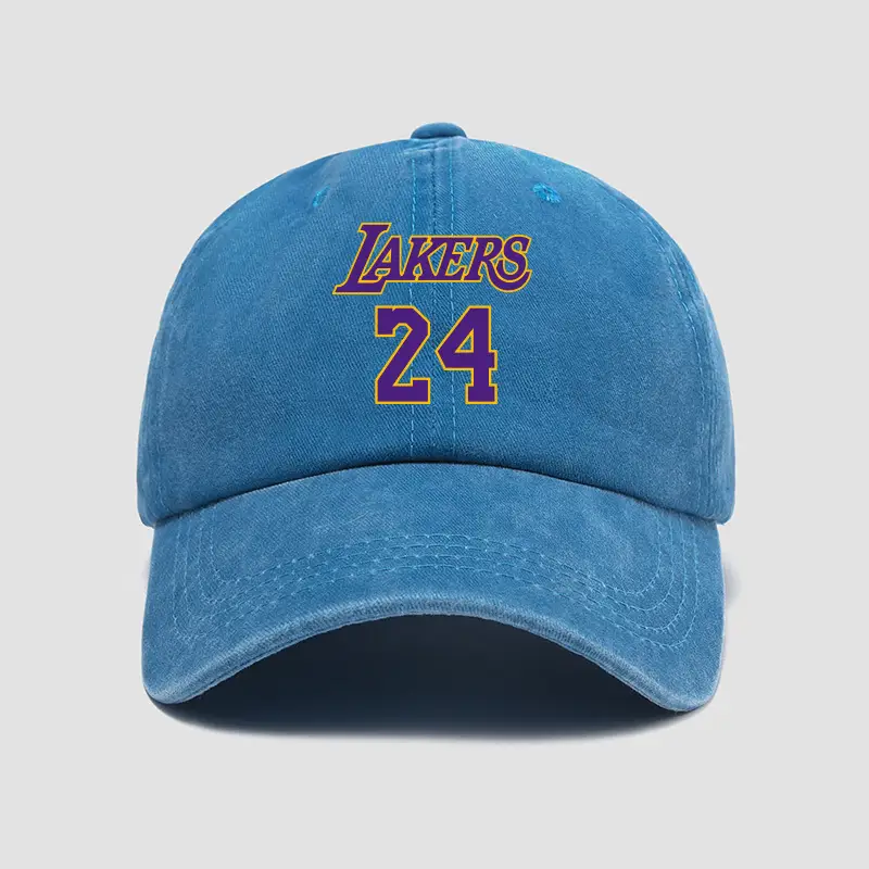 Lakers 24 Unisex Baseball Cap Grey - Image 8