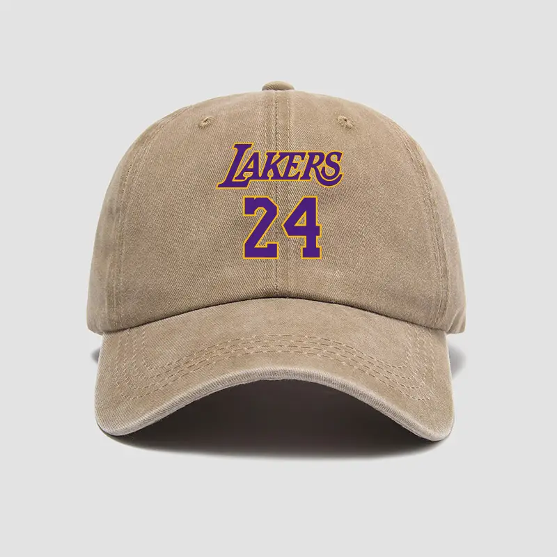 Lakers 24 Unisex Baseball Cap Grey - Image 5