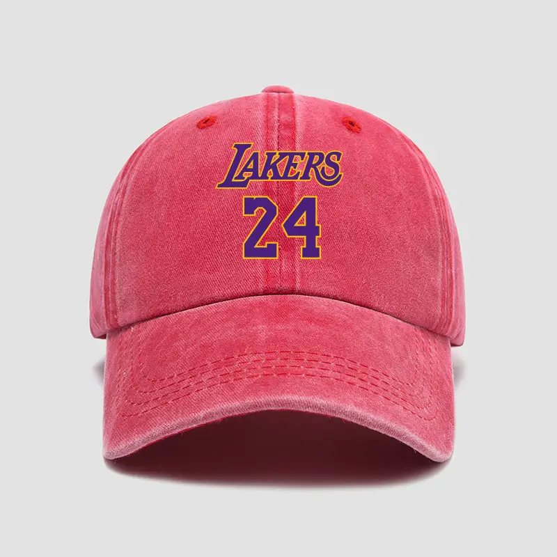 Lakers 24 Unisex Baseball Cap Grey - Image 4