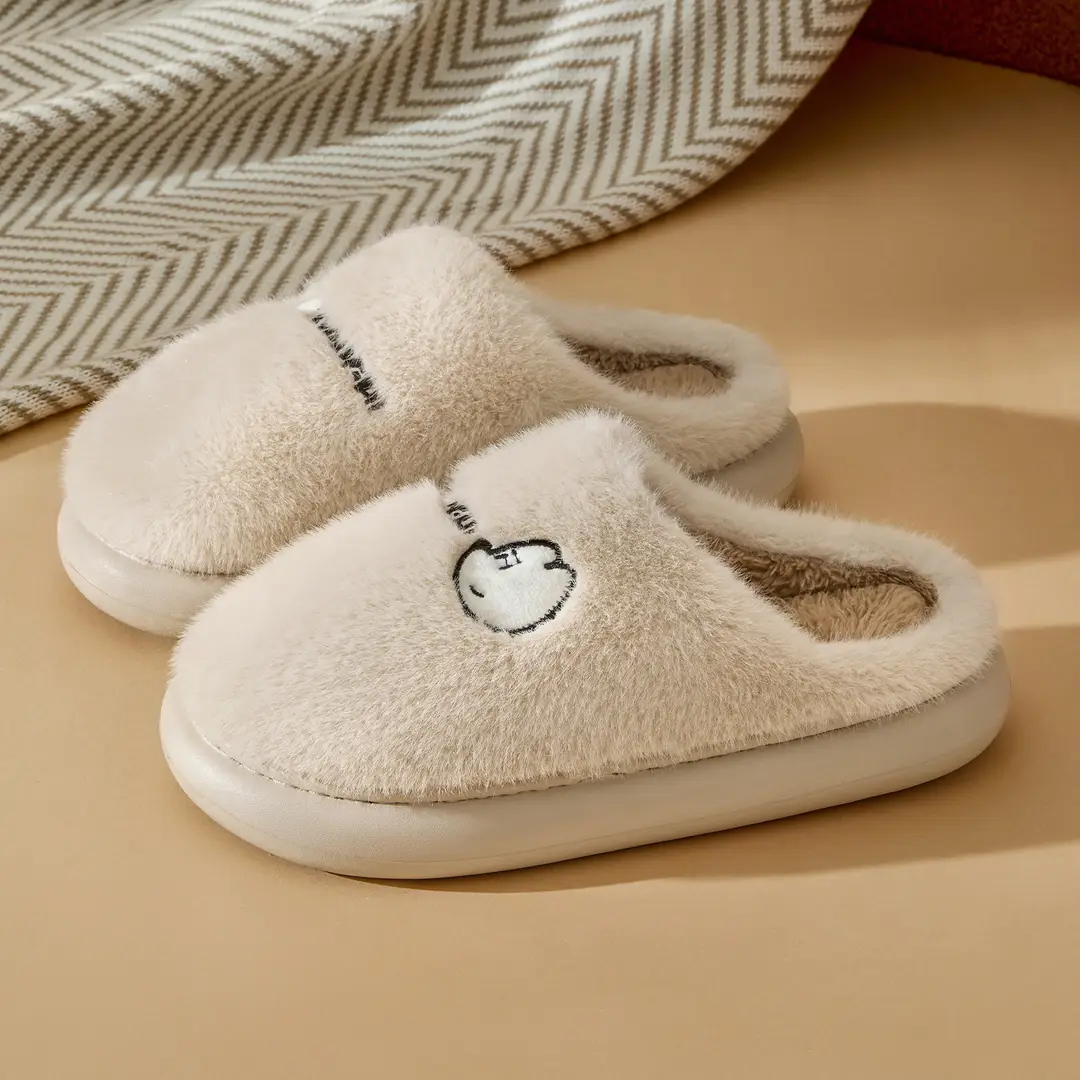 Lidani Cotton Slippers for Women, Winter 2026 Model, Indoor Home Warm Plush Slippers, Antibacterial, for Men, Autumn and Winter - Image 5