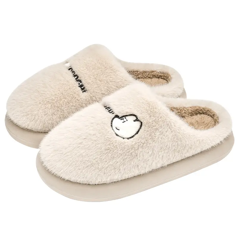 Lidani Cotton Slippers for Women, Winter 2026 Model, Indoor Home Warm Plush Slippers, Antibacterial, for Men, Autumn and Winter - Image 9
