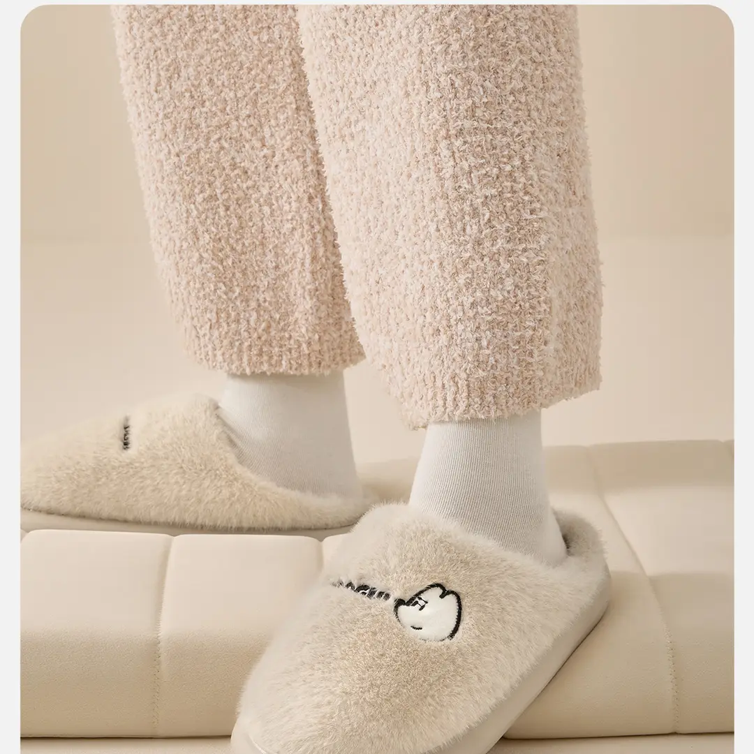 Lidani Cotton Slippers for Women, Winter 2026 Model, Indoor Home Warm Plush Slippers, Antibacterial, for Men, Autumn and Winter — feature 14