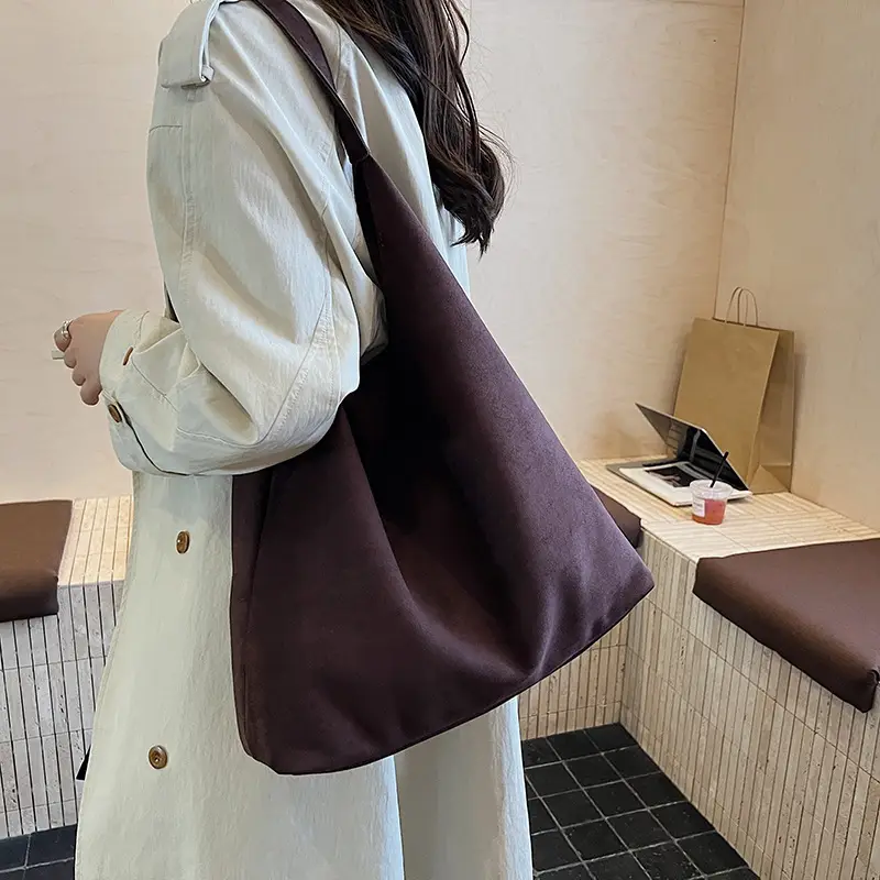 Retro Niche Suede Armpit Bag Women 2025