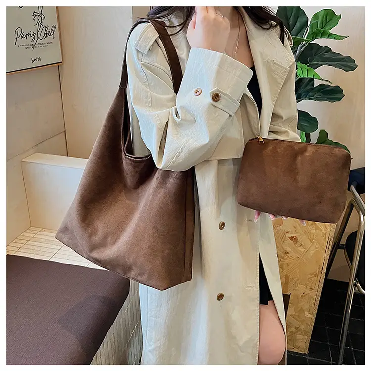 Retro Niche Suede Armpit Bag Women 2025 — feature 14