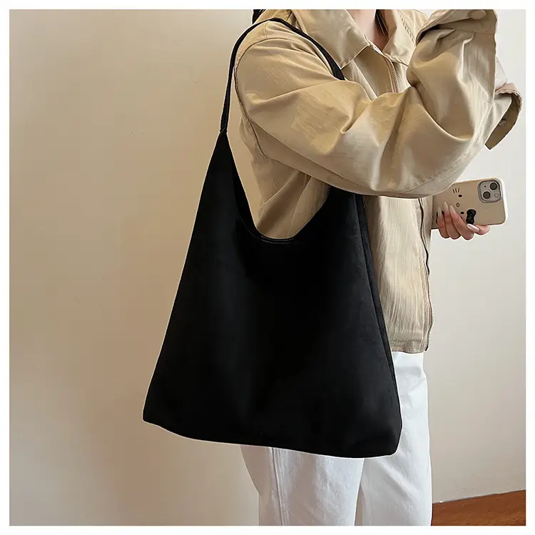 Retro Niche Suede Armpit Bag Women 2025 — feature 19