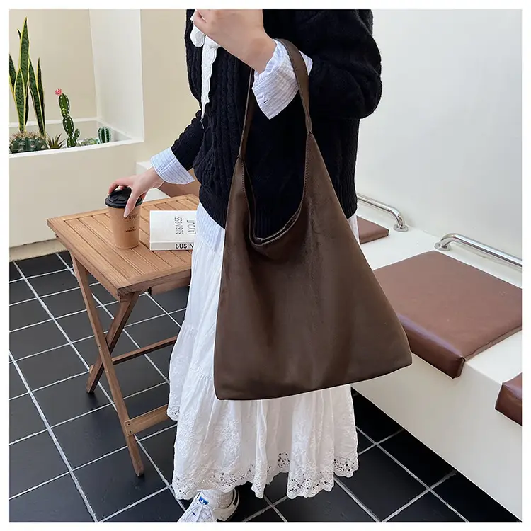 Retro Niche Suede Armpit Bag Women 2025 — feature 22