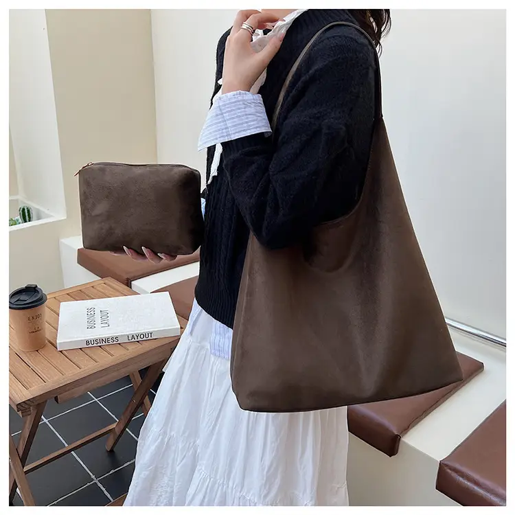 Retro Niche Suede Armpit Bag Women 2025 — feature 23