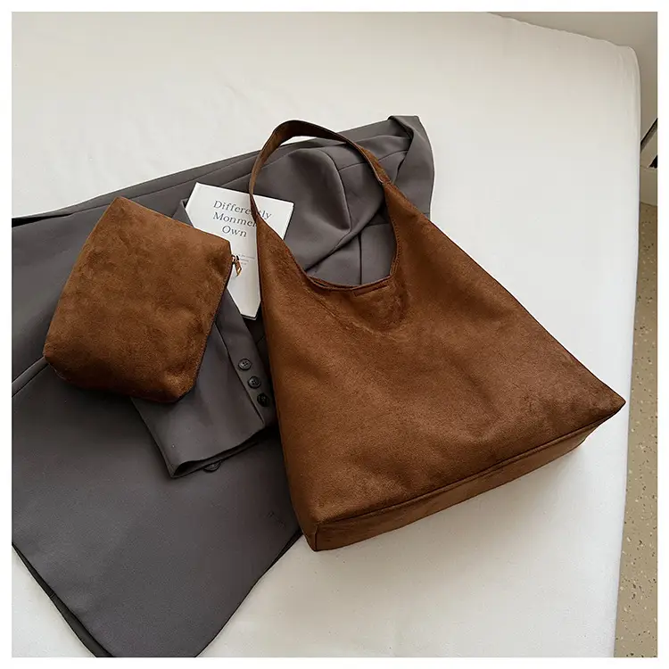 Retro Niche Suede Armpit Bag Women 2025 — feature 24