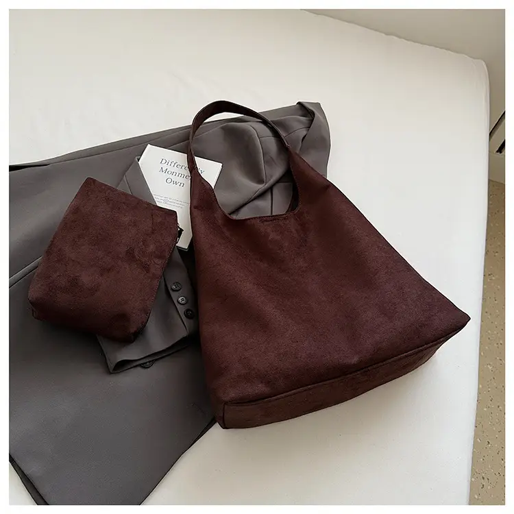 Retro Niche Suede Armpit Bag Women 2025 — feature 26