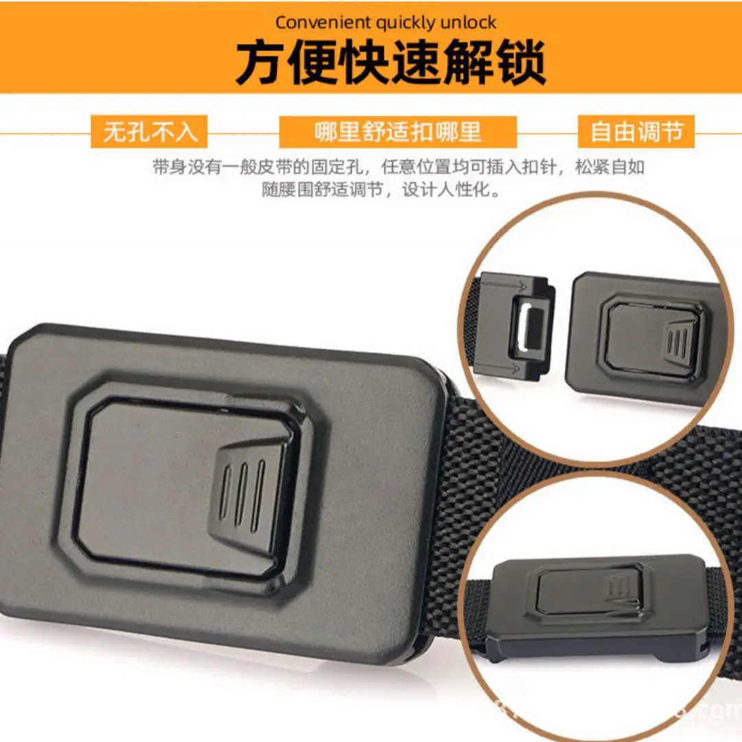 Military Tactical Belt 120cm Nylon Elastic Buckle - Image 14