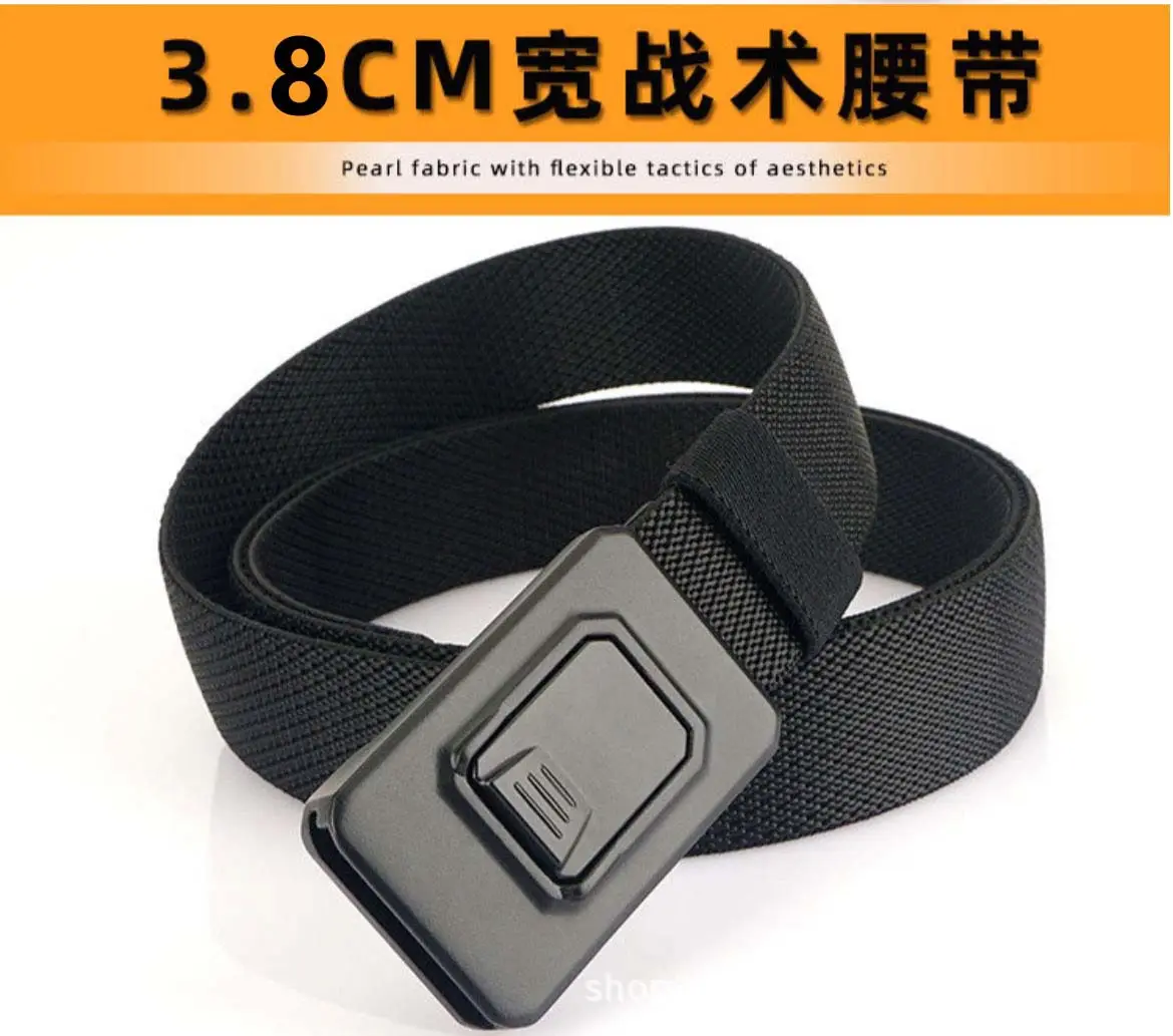 Military Tactical Belt 120cm Nylon Elastic Buckle — feature 4