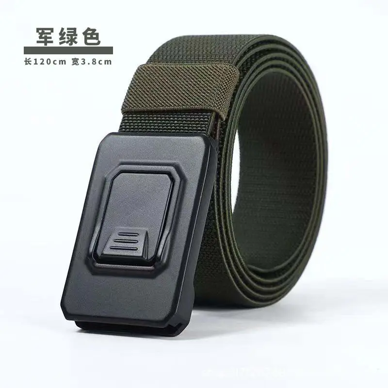 Military Tactical Belt 120cm Nylon Elastic Buckle - Image 3