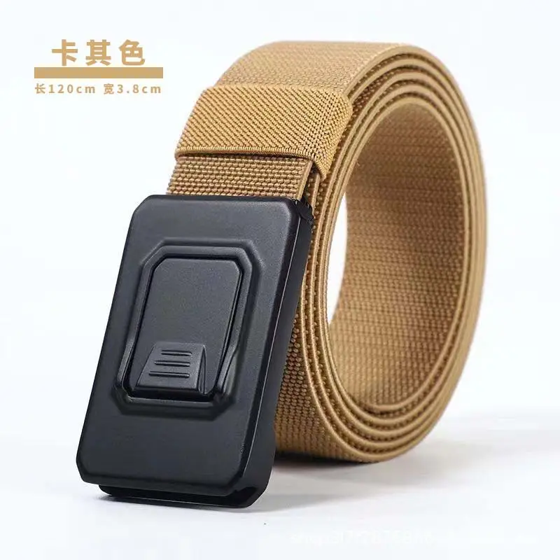 Military Tactical Belt 120cm Nylon Elastic Buckle - Image 4