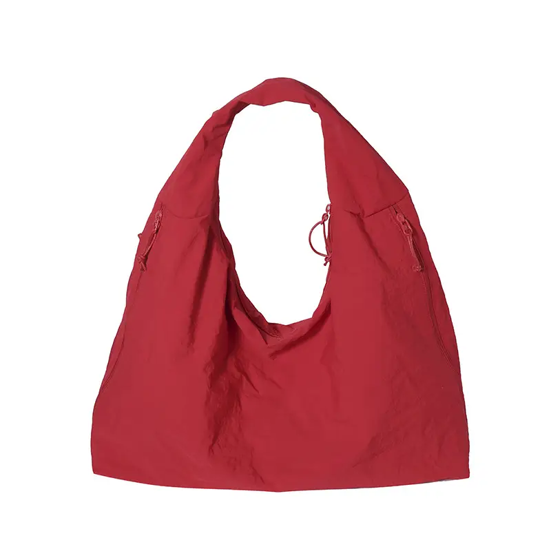 Red Canvas Large Bag for Women Outdoor Carry - Image 4