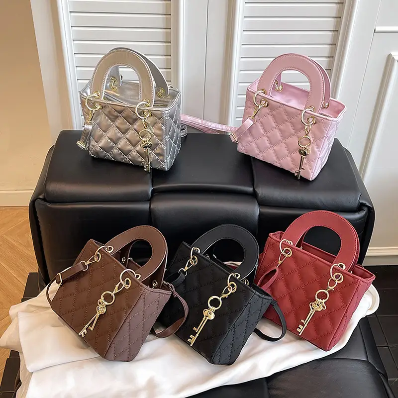 Elegant Embroidery Shoulder Bag for Women Brown - Image 9