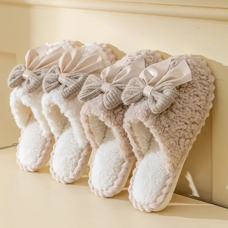 Cixi Cotton Slippers for Women in Winter, Spring & Fall, Indoor Warm and Non-Slip Home Furnishings, Cixi Winter Plush Men's Slippers - Image 15
