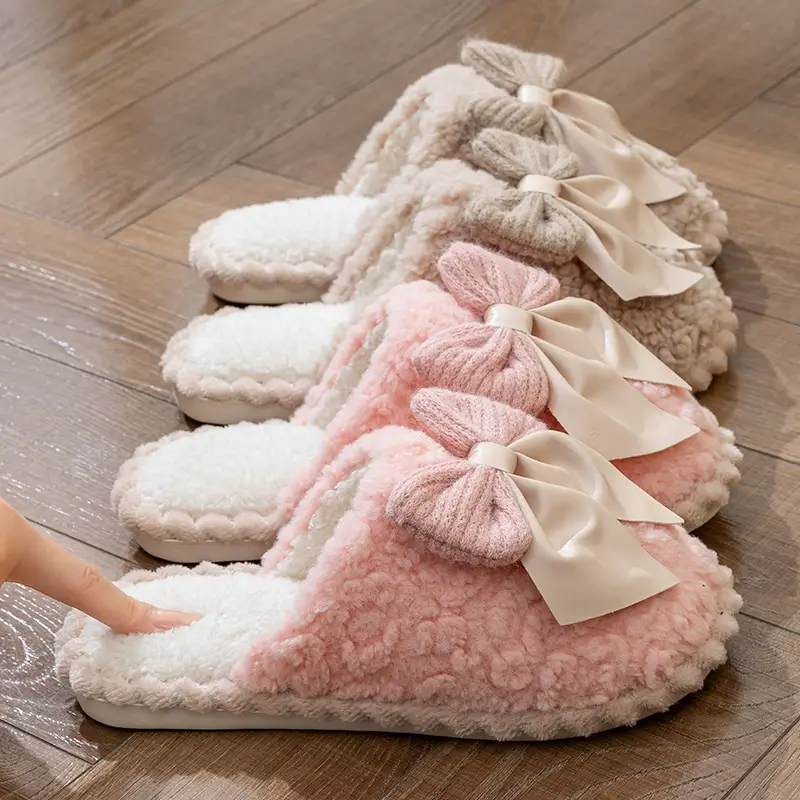 Cixi Cotton Slippers for Women in Winter, Spring & Fall, Indoor Warm and Non-Slip Home Furnishings, Cixi Winter Plush Men's Slippers - Image 16